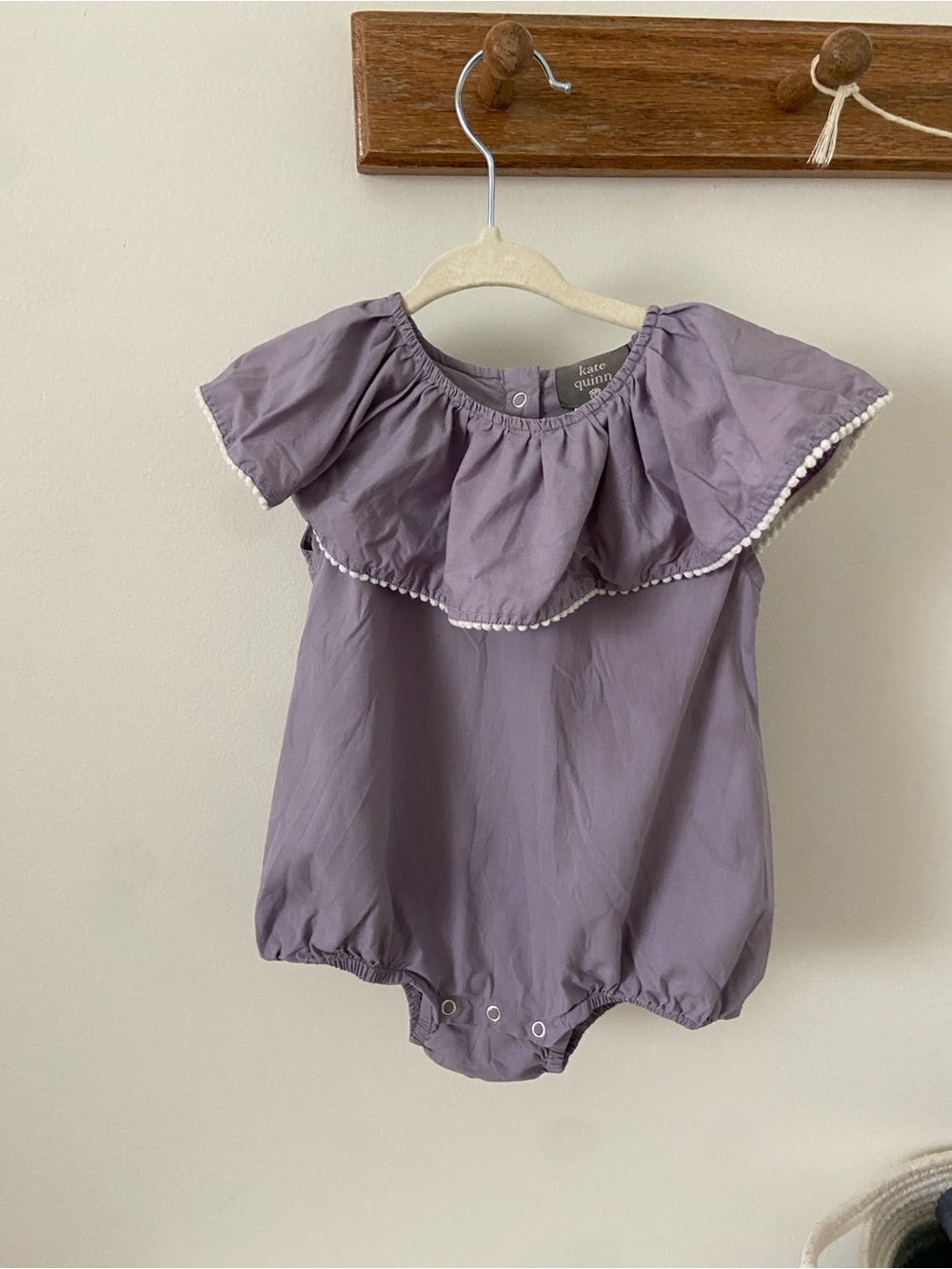 Kate Quinn bubble romper with ruffle collar size 18 to 24 months